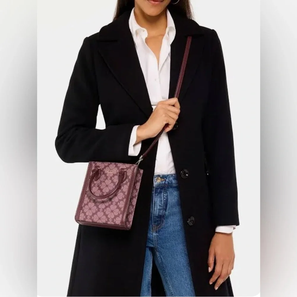 NWT Kate Spade Signature Spade Flower Mini Tote